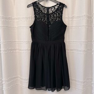 Maniju black short dress